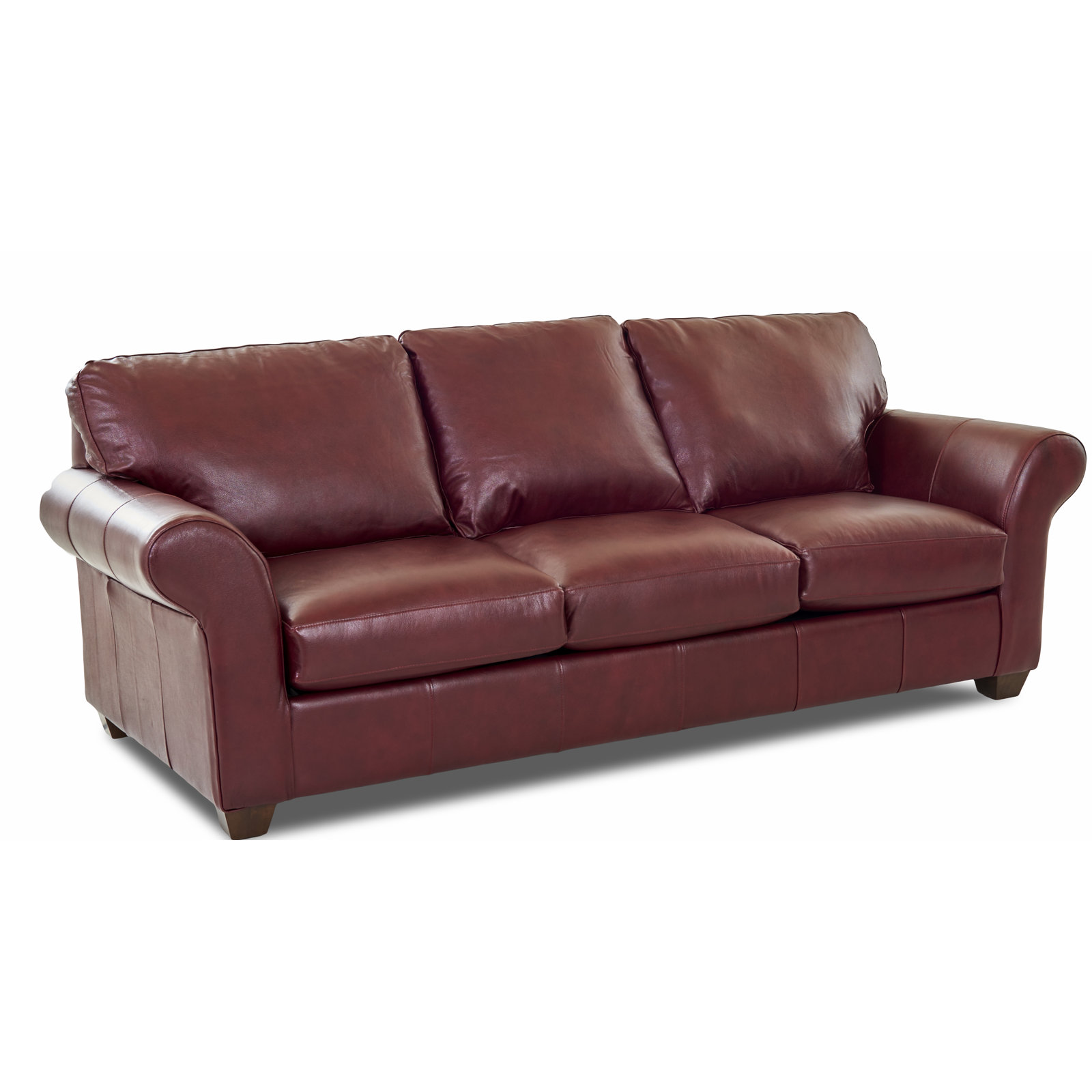 Wayfair Custom Upholstery 92'' Leather Sleeper Sofa